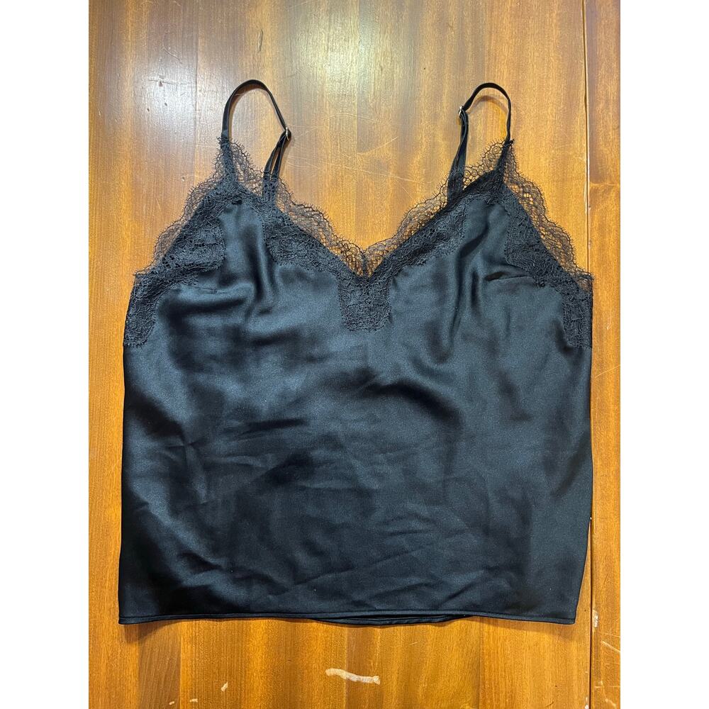 Victoria’s Secret Black Lace Trim Cami Women’s Size XS Lingerie Tank Camisole‎